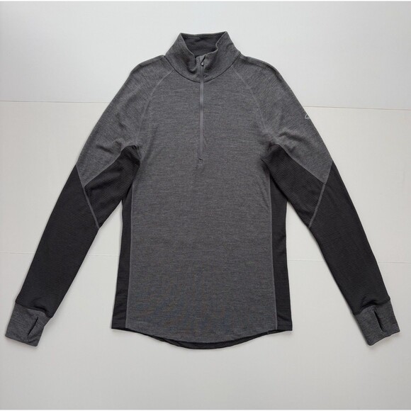 Icebreaker Sweater Men Medium 260 Zone 1/4 Zip Pullover Merino Base layer READ - Picture 1 of 8